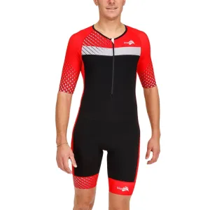 PRIMA 2 LD AERO TRISUIT- BLACK/RED