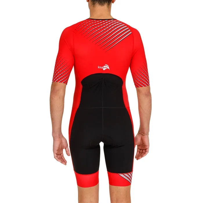 PRIMA 2 LD AERO TRISUIT- BLACK/RED