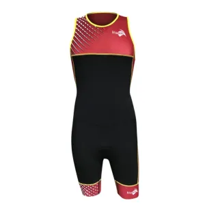 PRIMA 2 RACE TRISUIT- MAROON/GOLD