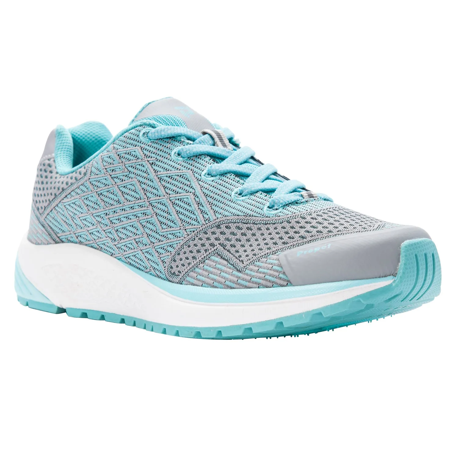Propet's Women Diabetic Walking Shoes - Propet One WAA102M - Grey/Mint