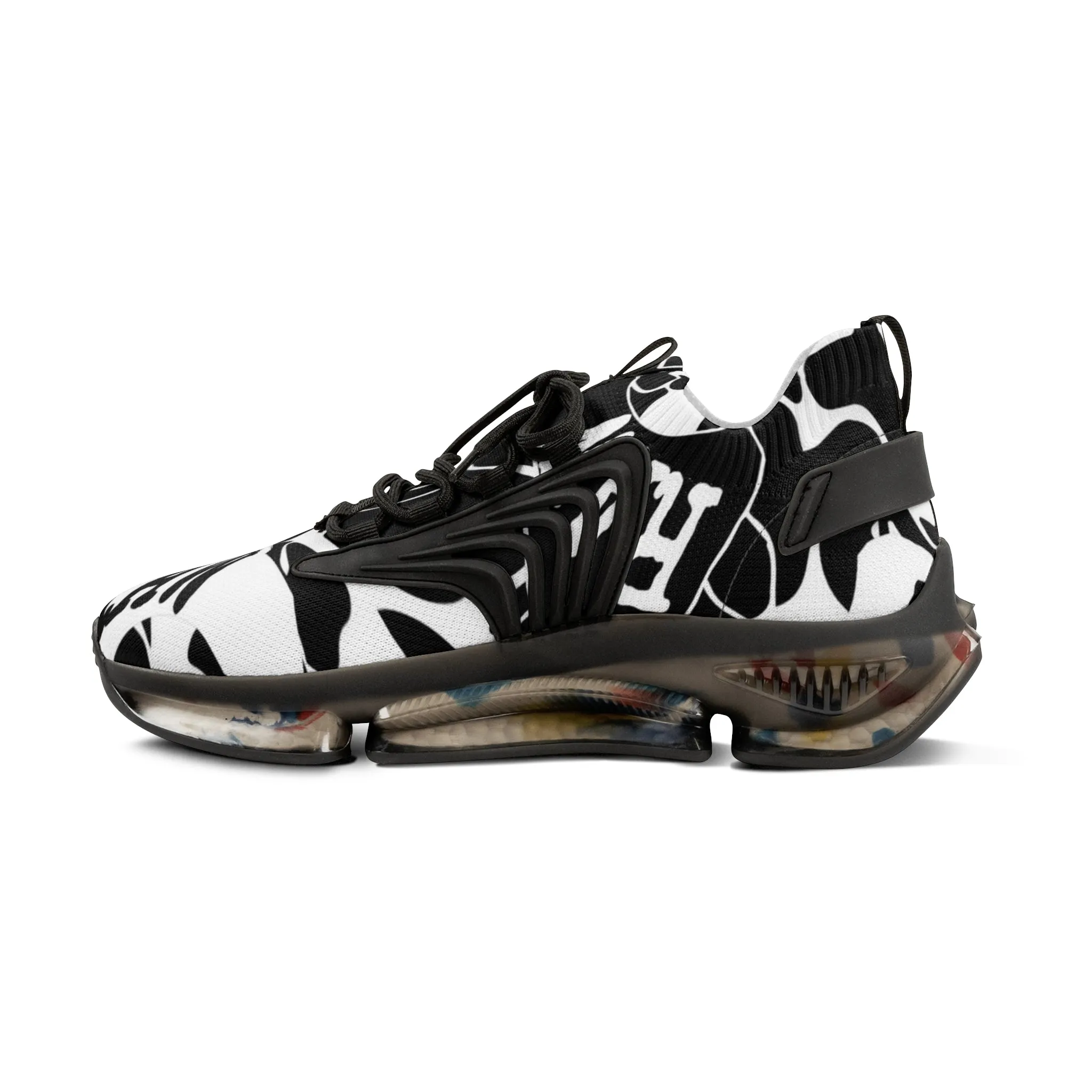 Raw Sushi "moon walker" Sports Sneakers (blk/white camo)