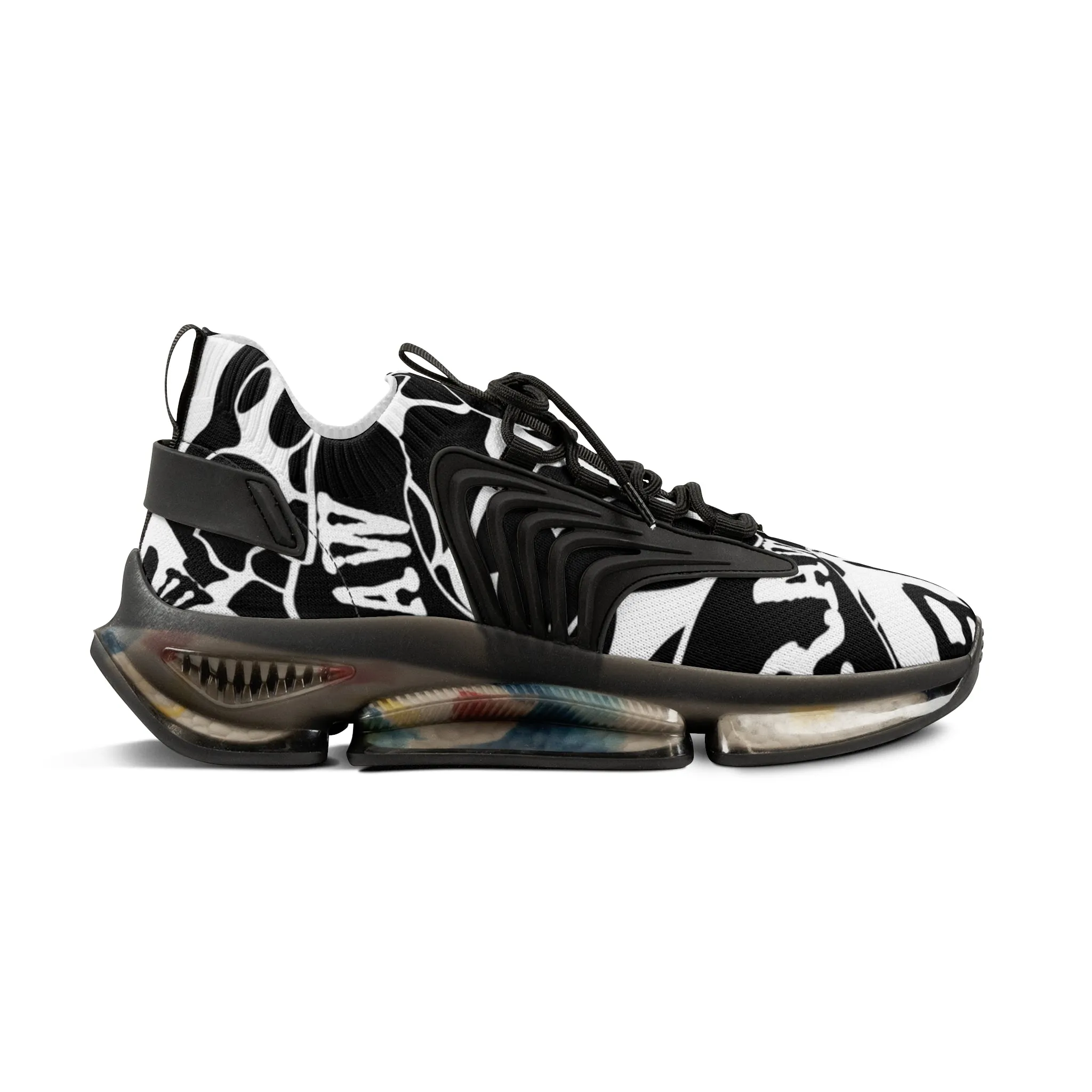 Raw Sushi "moon walker" Sports Sneakers (blk/white camo)