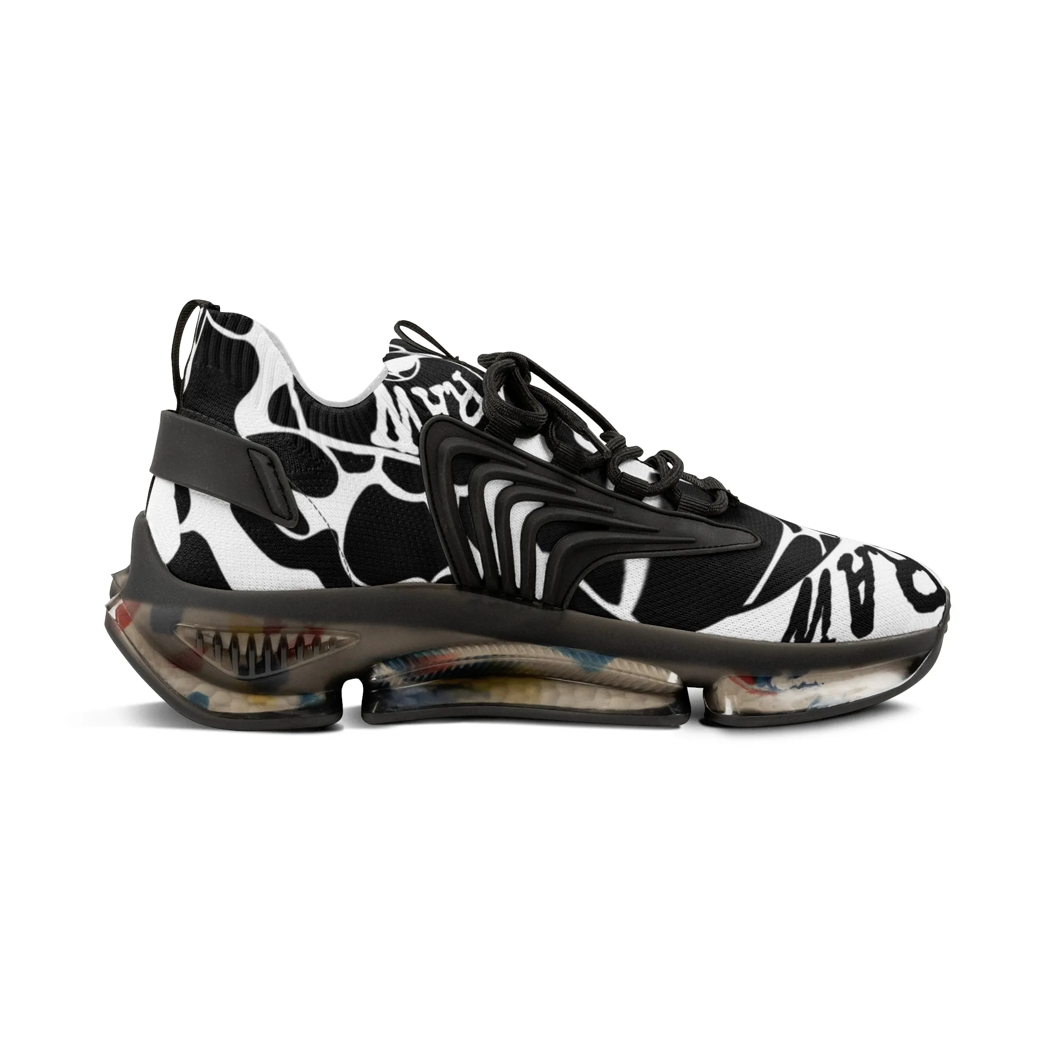 Raw Sushi "moon walker" Sports Sneakers (blk/white camo)