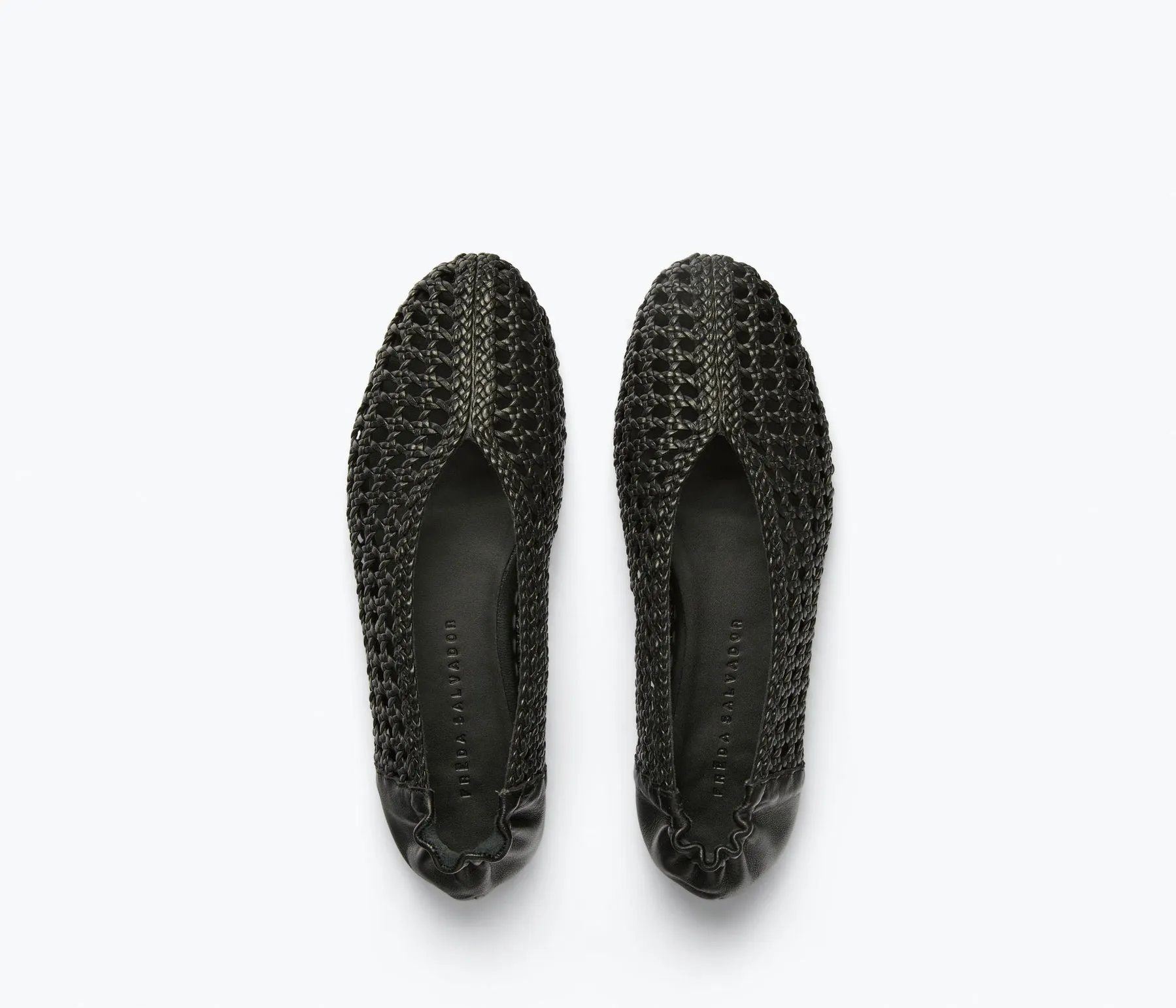 Riley Woven Flat in Black
