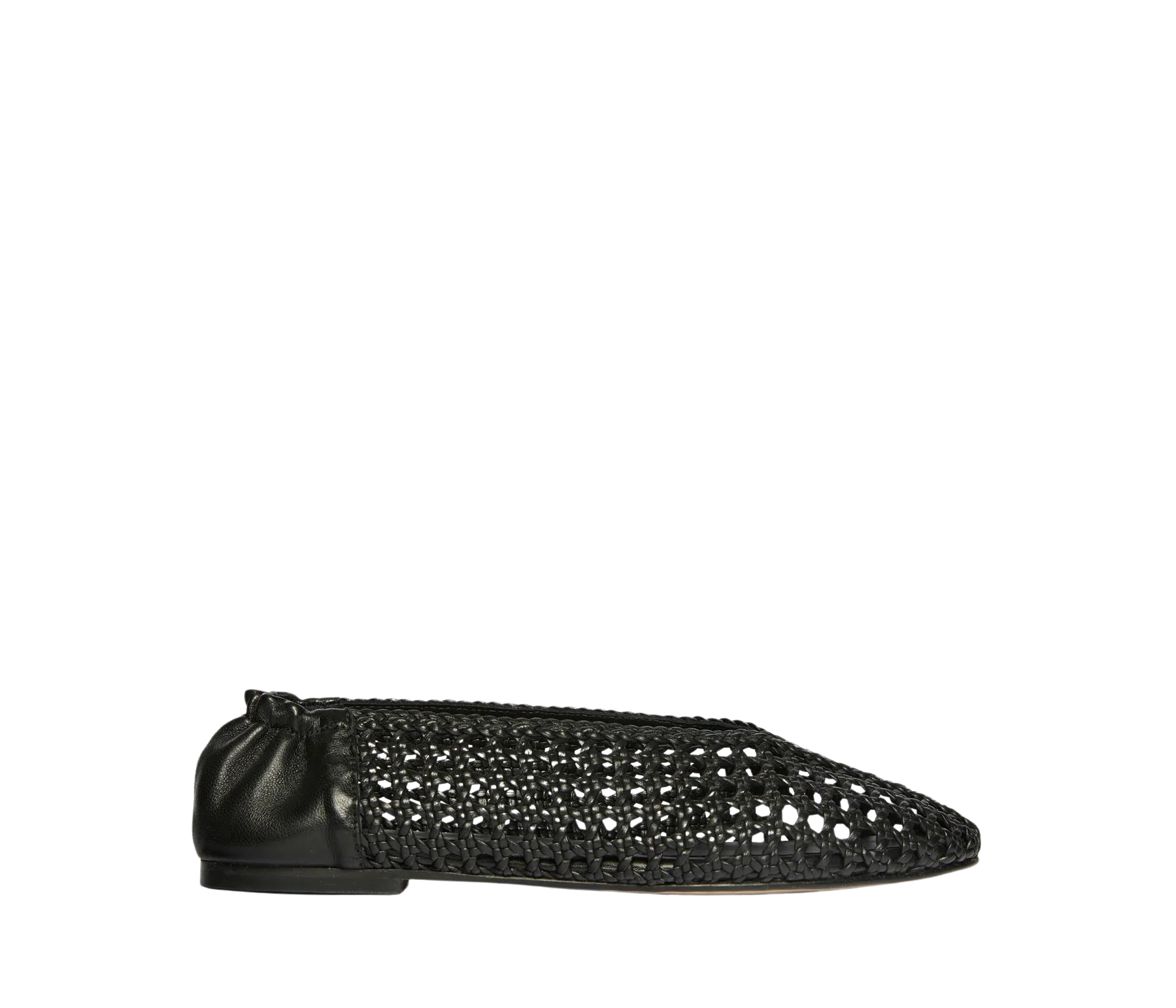 Riley Woven Flat in Black