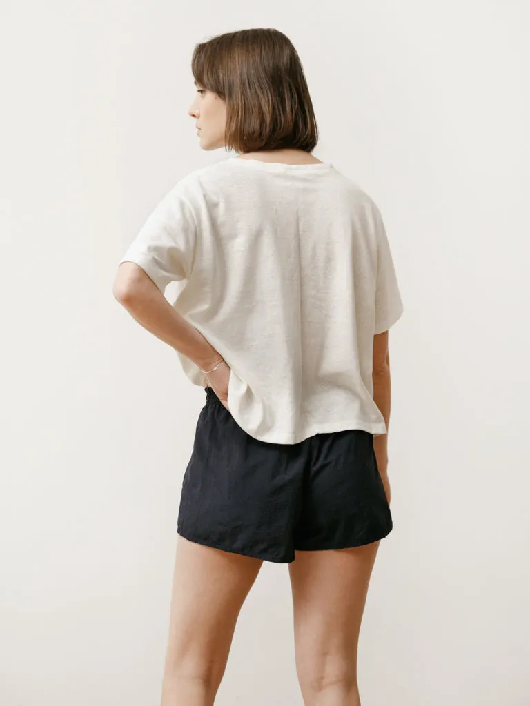 running short - nylon black