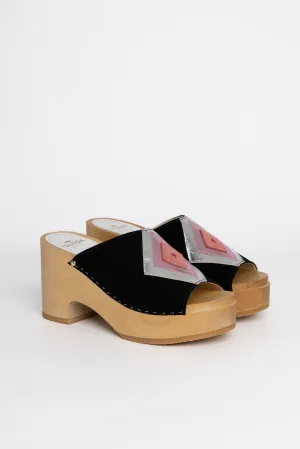 Sabot YouYou Yotta Velvet Clogs - Noir