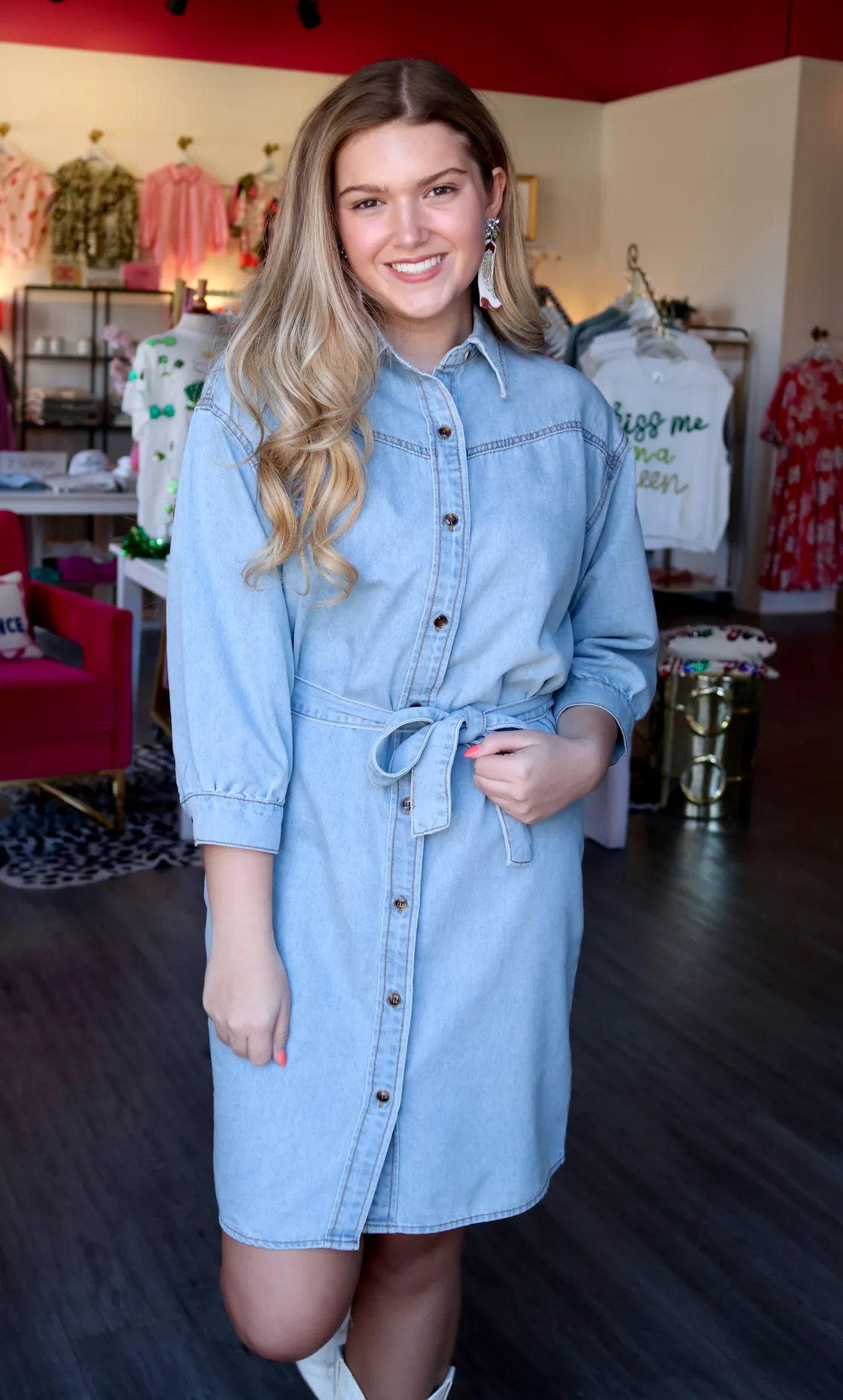 San Antonio Denim Dress