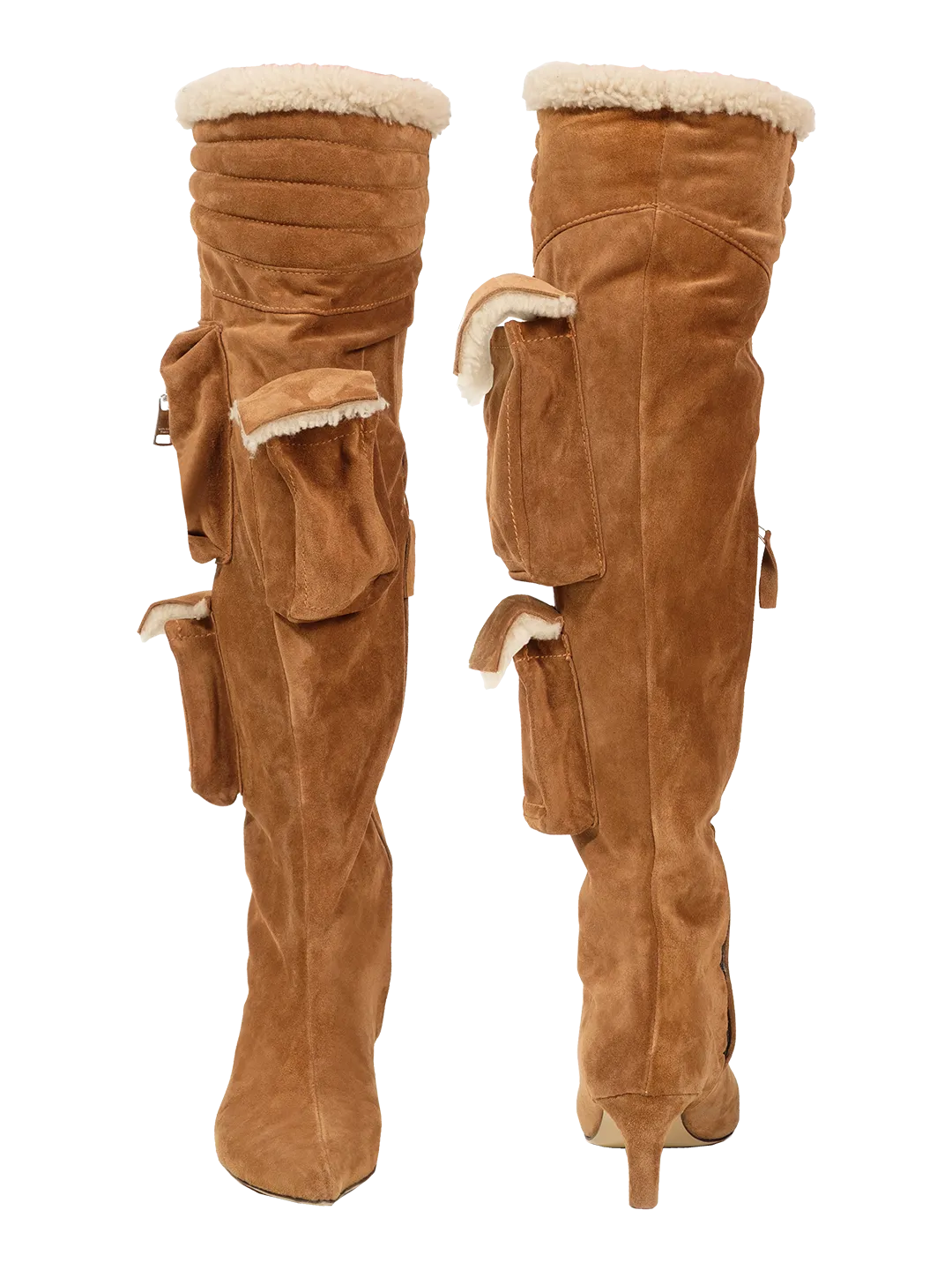 Shearling Warped Toe Boot