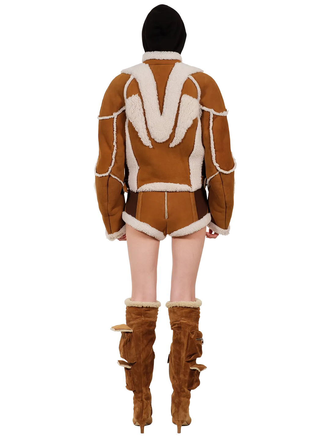 Shearling Warped Toe Boot