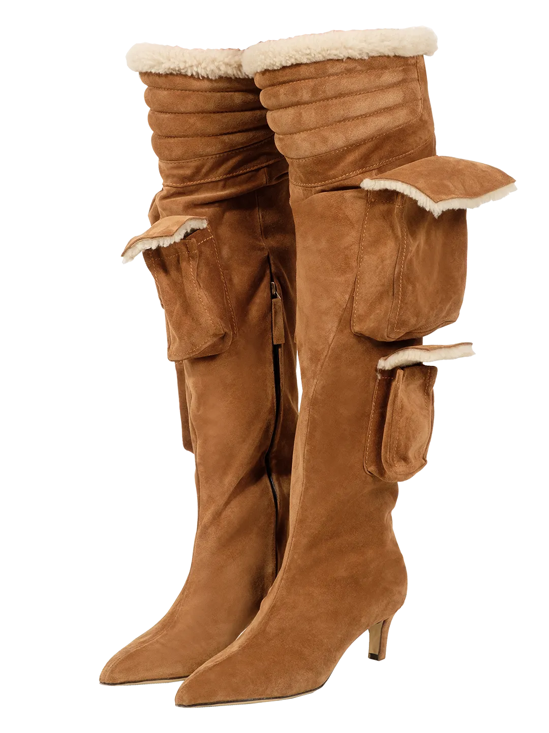 Shearling Warped Toe Boot