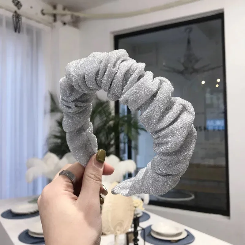 Silver Plastic Starry Night Hairband