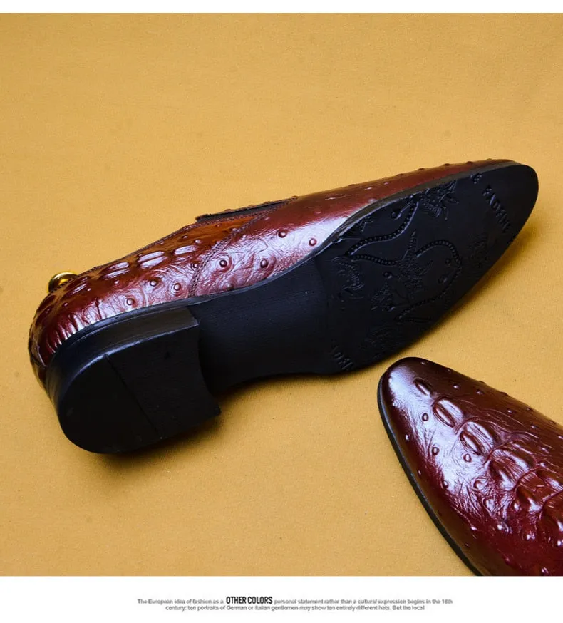 slipon wedding shoes leather brogues