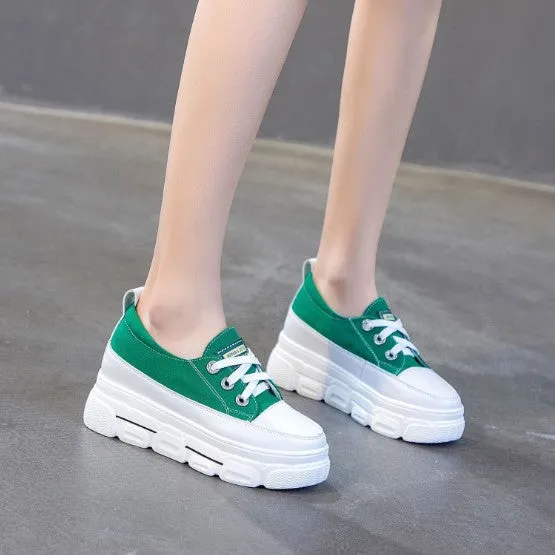 Small Size Height Increase Leather Sneakers DS29