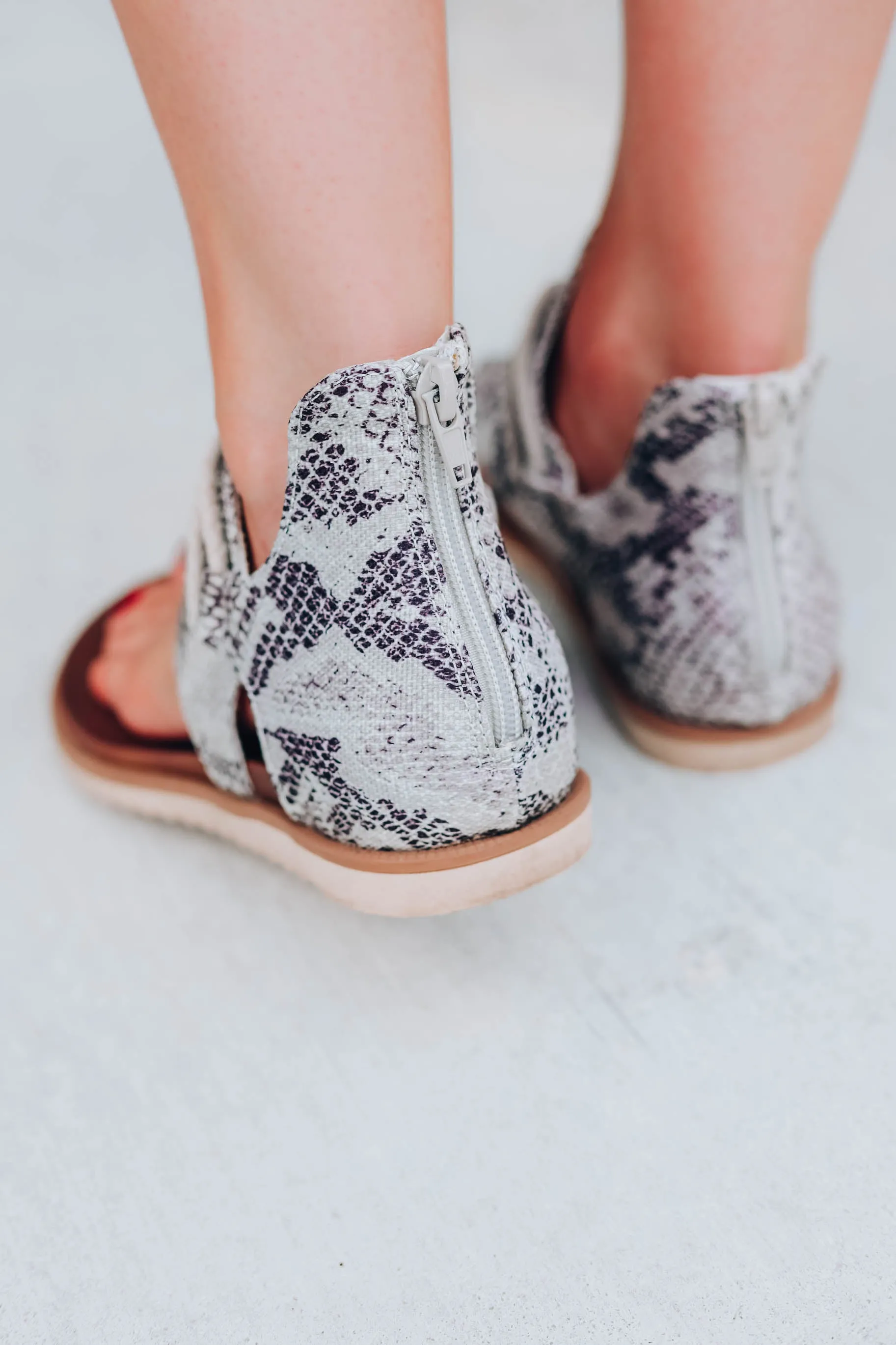Sousanna Snakeskin Sandal