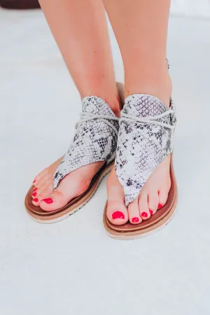 Sousanna Snakeskin Sandal