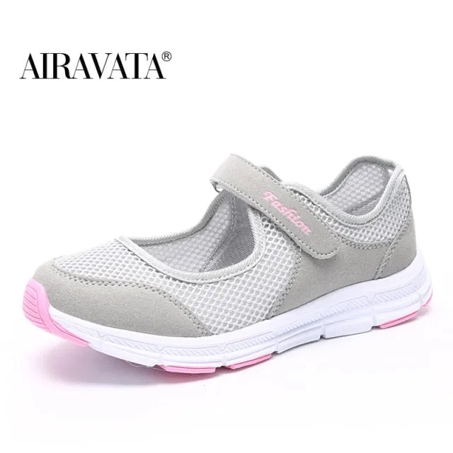 Summer Breathable Women Sneakers Healthy Walking Mary Jane Shoes Sporty