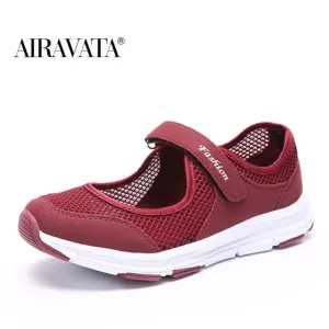 Summer Breathable Women Sneakers Healthy Walking Mary Jane Shoes Sporty