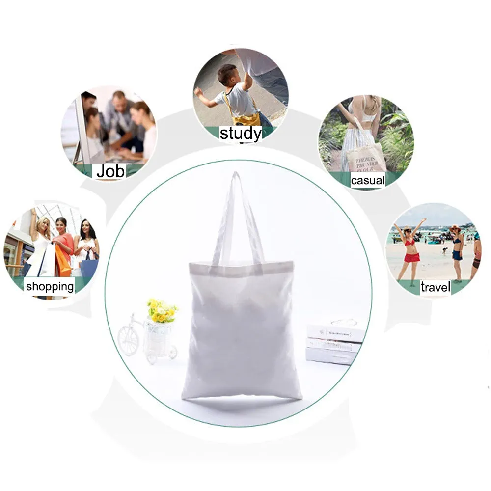 Sunflower White Canvas Bag A