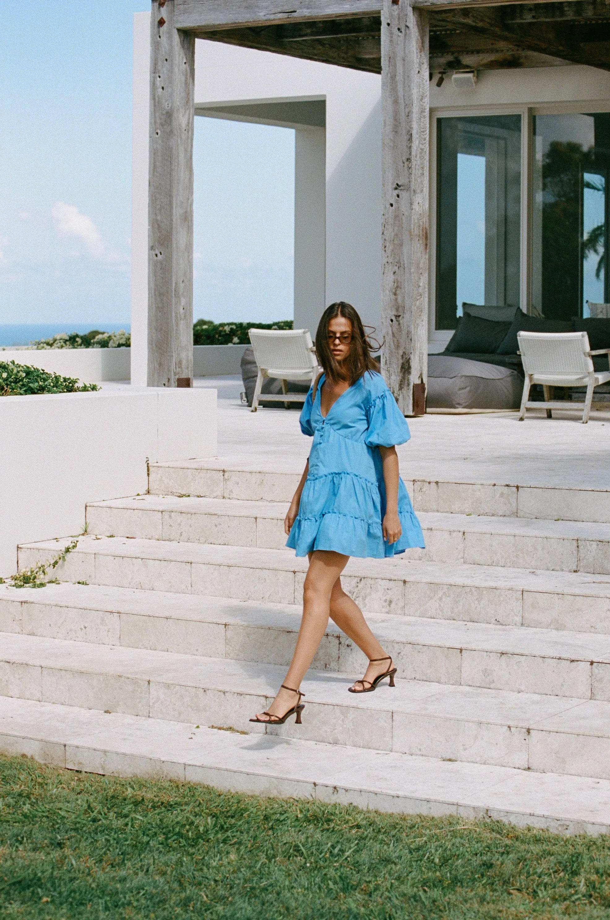 Tarelle Dress - Sky Blue