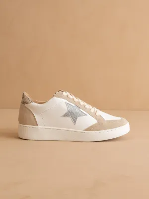 The Irene | Taupe Calfhide Star Sneaker