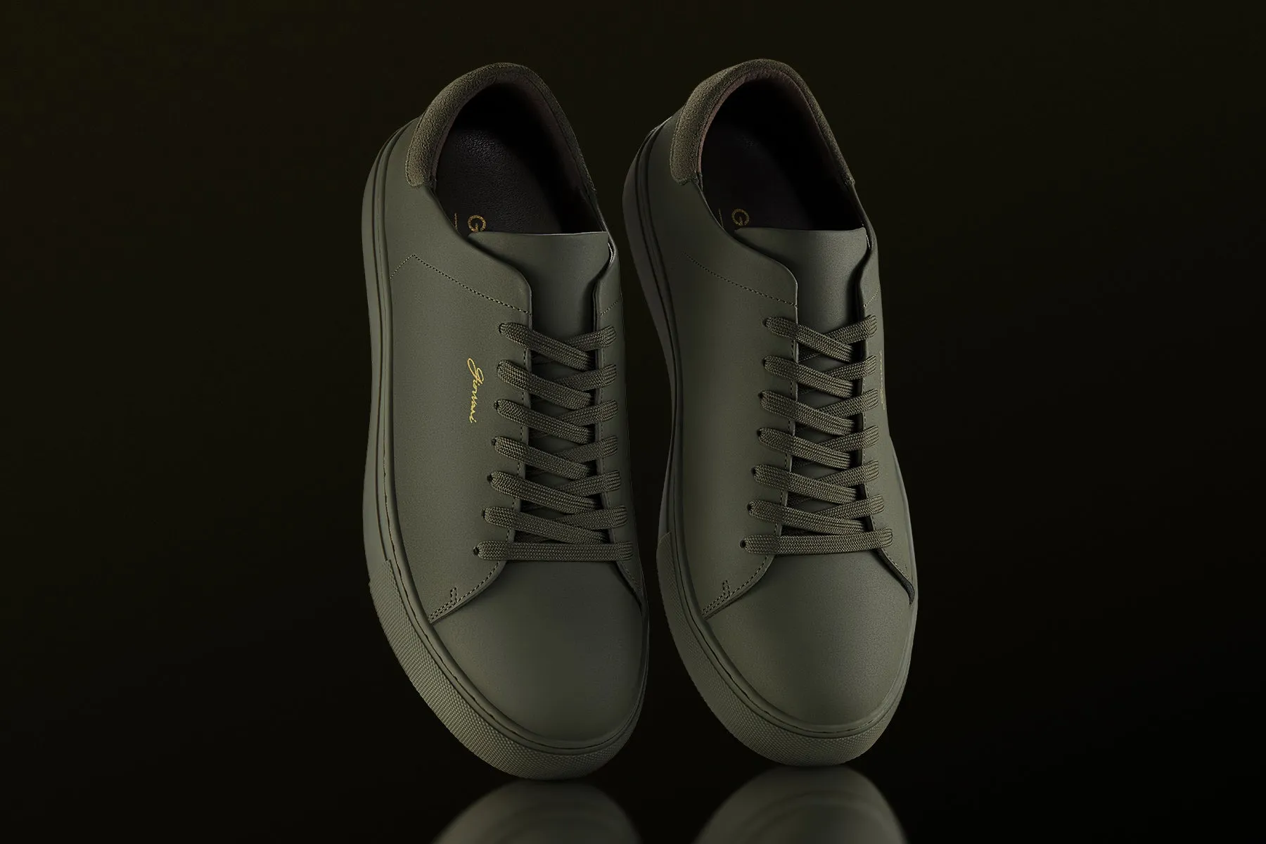 The Lorenzo - Green Leather / Green Sole