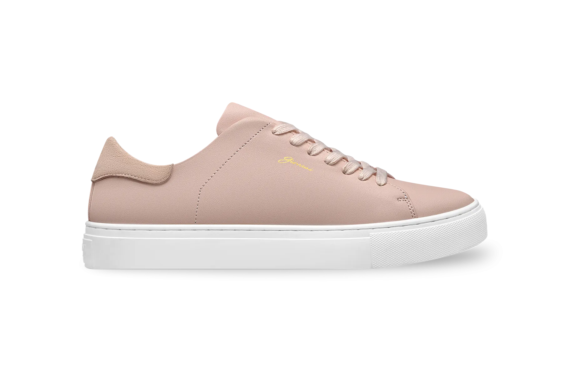 The Lorenzo - Pink Leather / White Sole