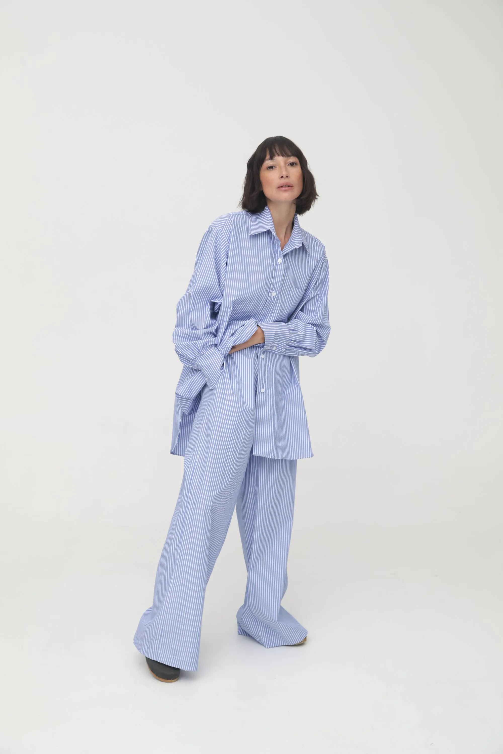 The Poplin Striped Pant