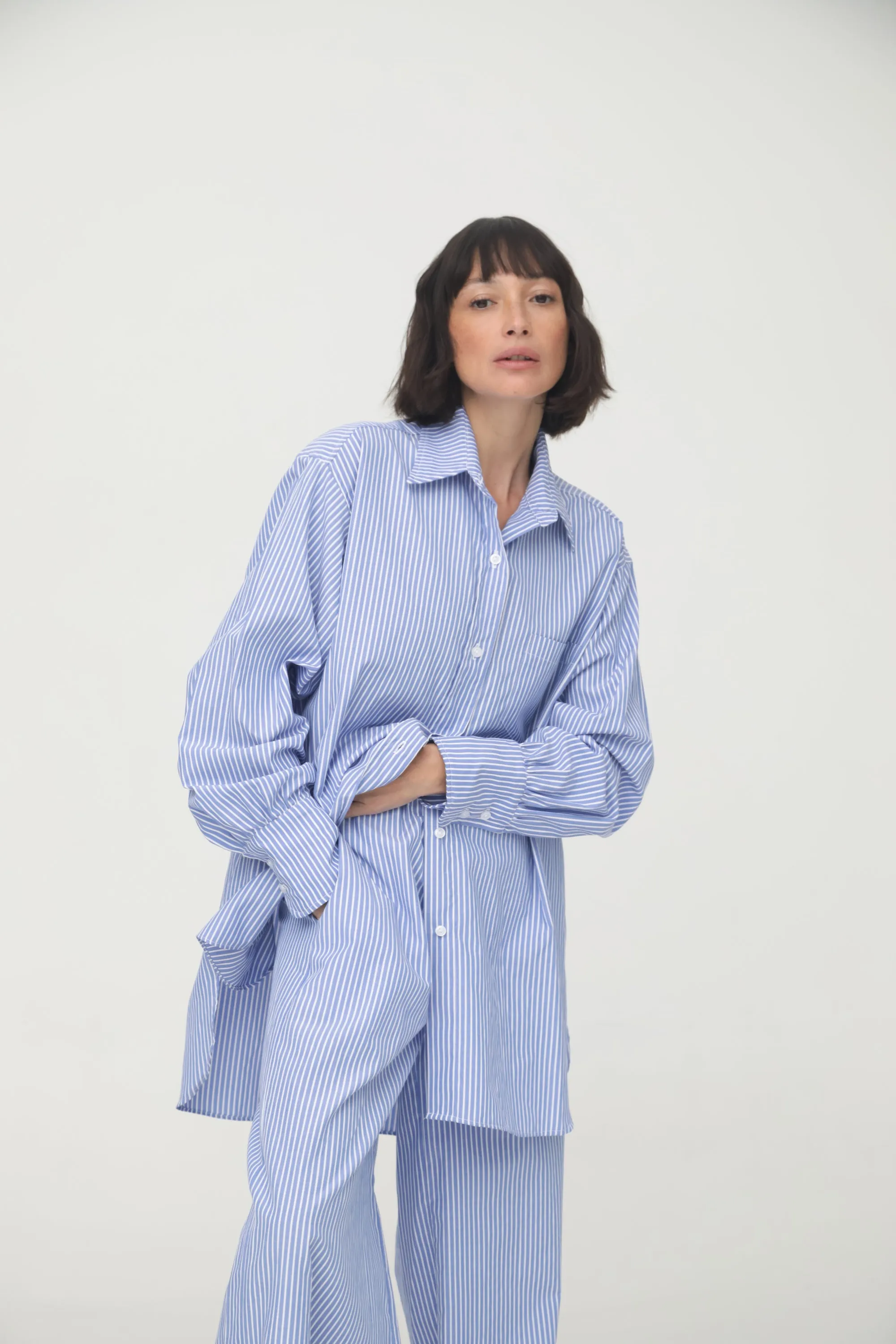 The Poplin Striped Pant