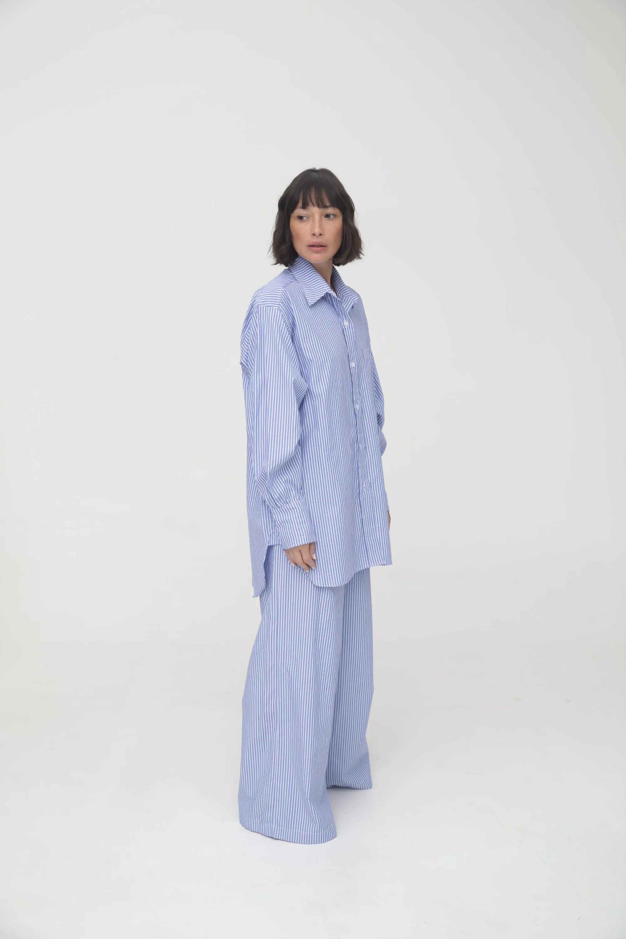 The Poplin Striped Pant
