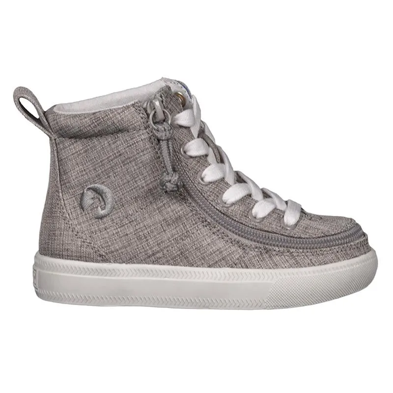 Toddler Grey Jersey Billy Classic Lace Highs