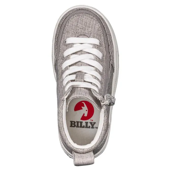 Toddler Grey Jersey Billy Classic Lace Highs