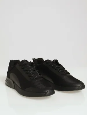 Trainer With Bubble On Sole - Black