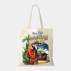 Vacation Parrot Letters Seaside Casual Tote Bag