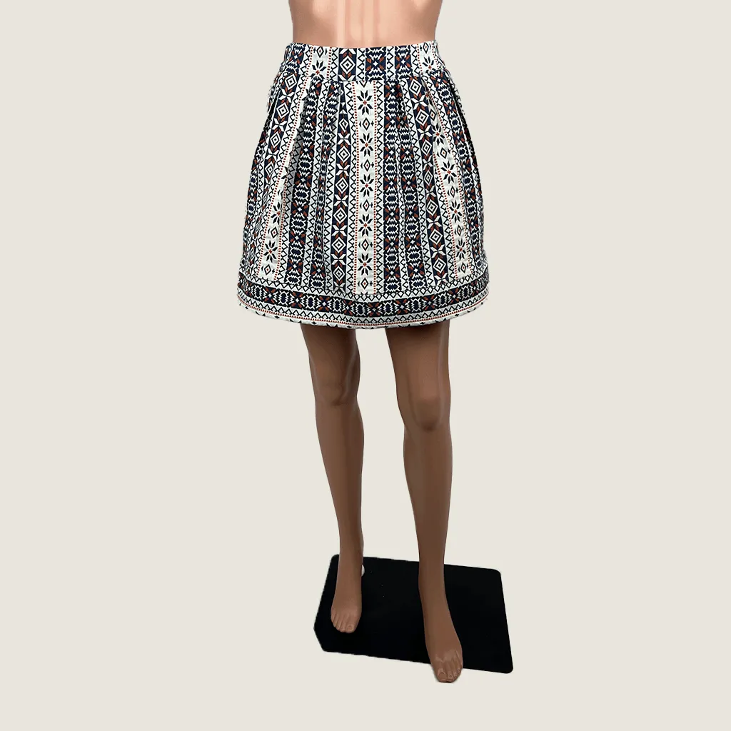 Valleygirl Aztec Print Mini Skirt 8