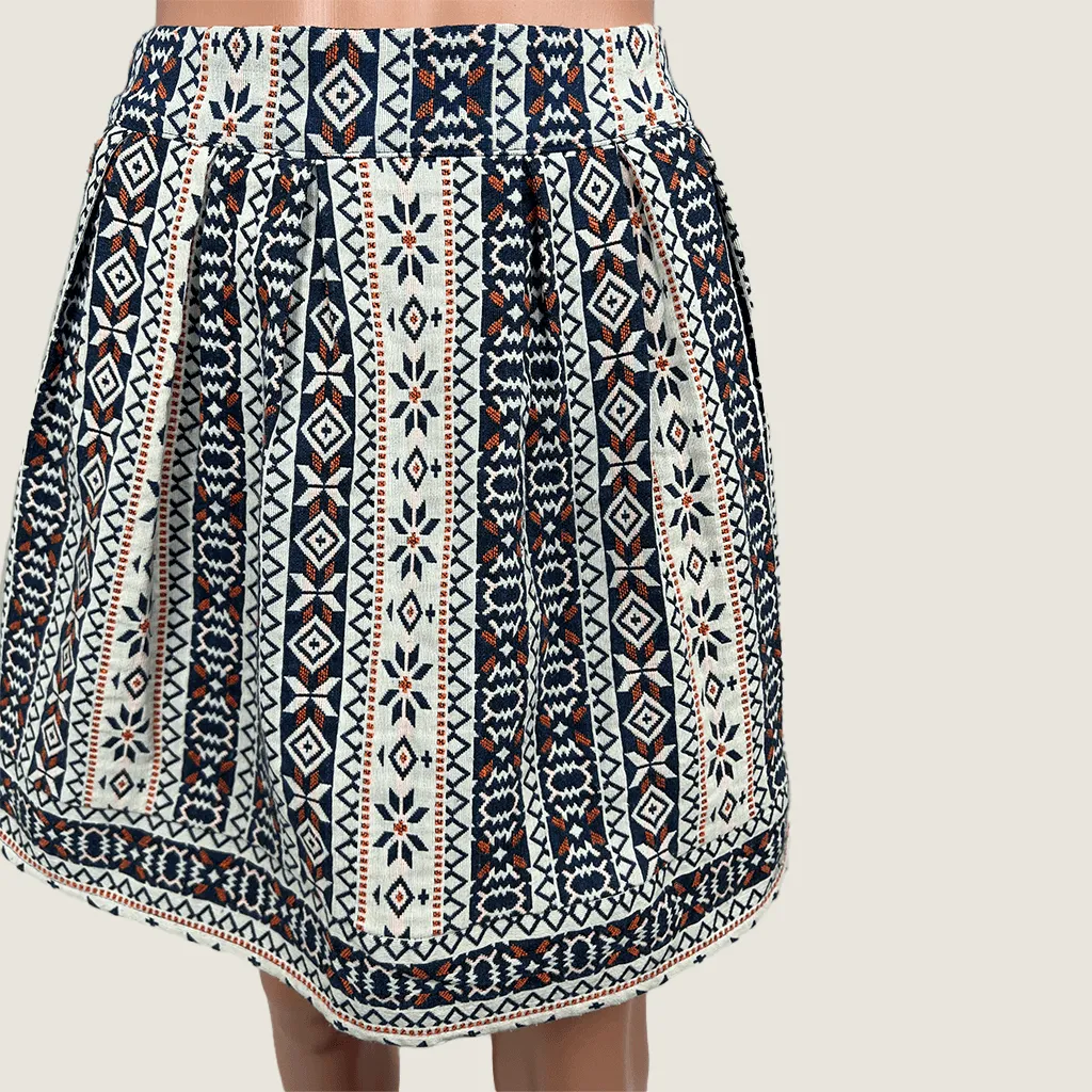 Valleygirl Aztec Print Mini Skirt 8