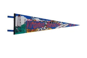 Virginia Beach Felt Flag Pennant