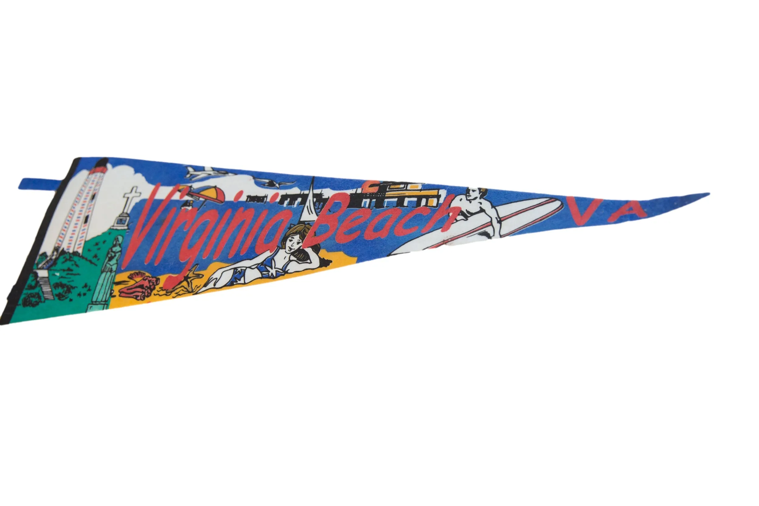 Virginia Beach Felt Flag Pennant