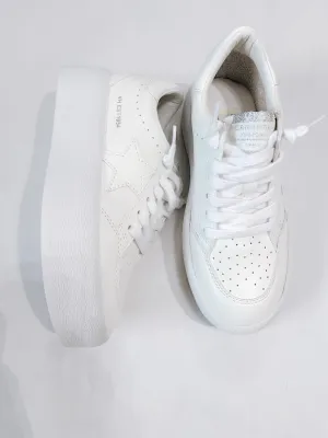 White Chunky Vintage Havana Sneakers