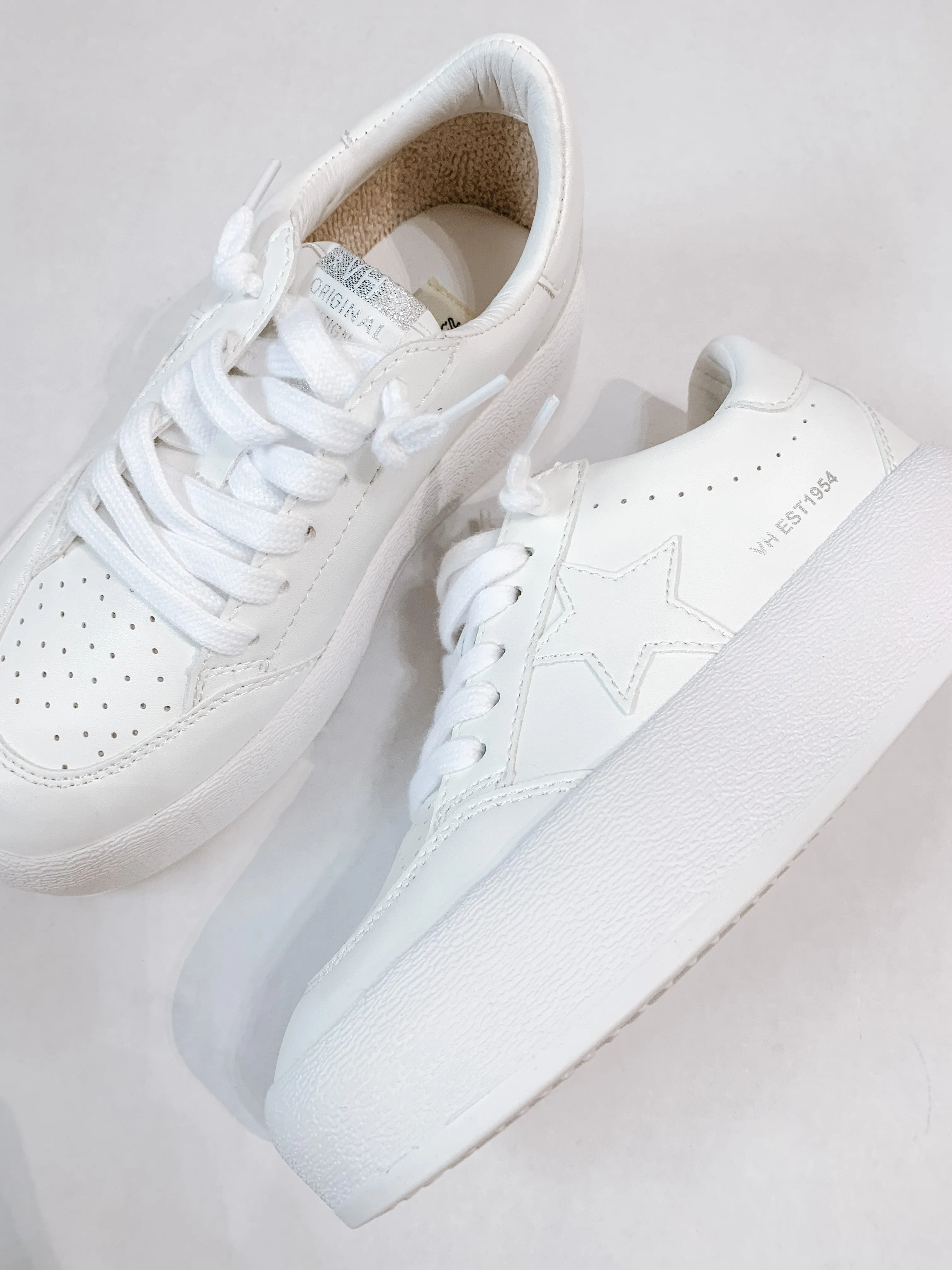 White Chunky Vintage Havana Sneakers