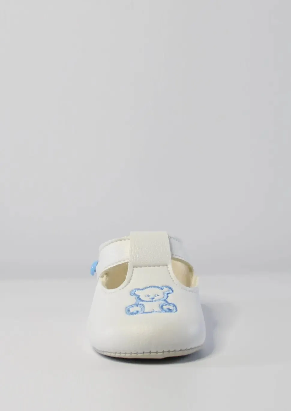 White Teddy Motif Shoes