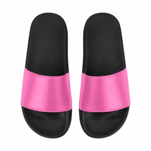 Womens Slide Sandals - Hot Pink