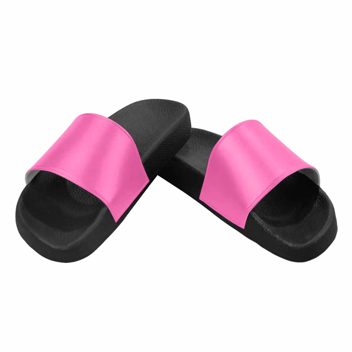 Womens Slide Sandals - Hot Pink