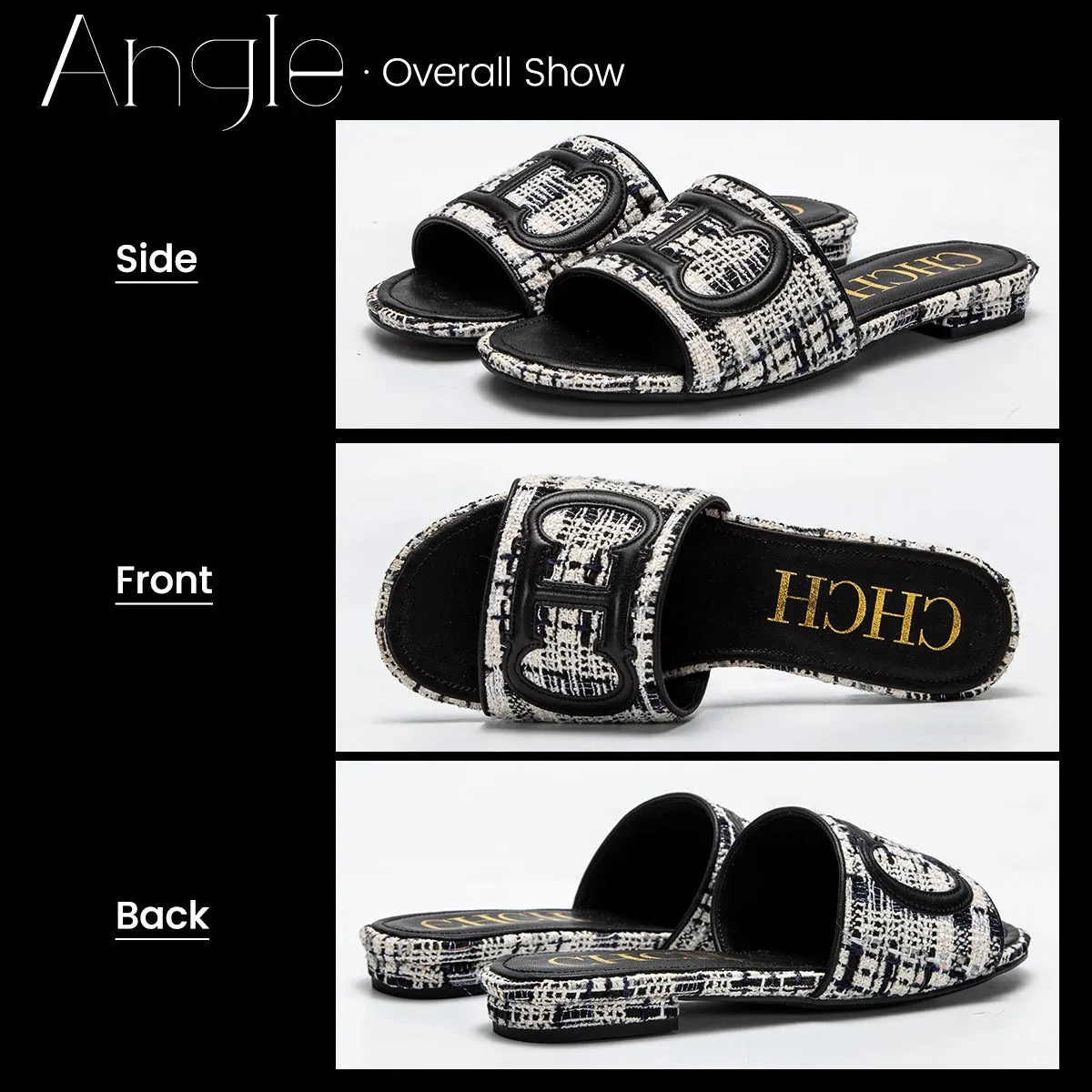 Women's Slippers yellow New Fabric Fashion Flat Sandals